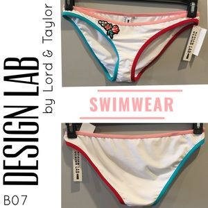 NWT Design Lab “White” Swim Bottom (B07)
